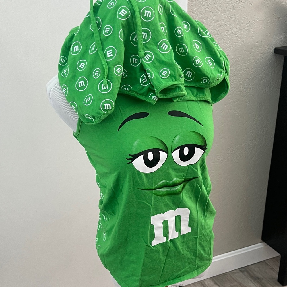 Green M&M PJs medium